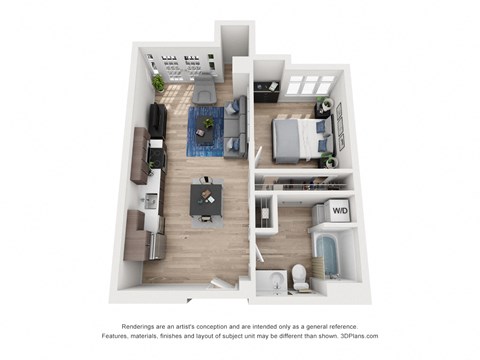 North Hollow Apartments C6 Floor Plan